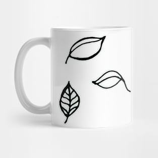 Windy Leaf Autumn Fall Mug